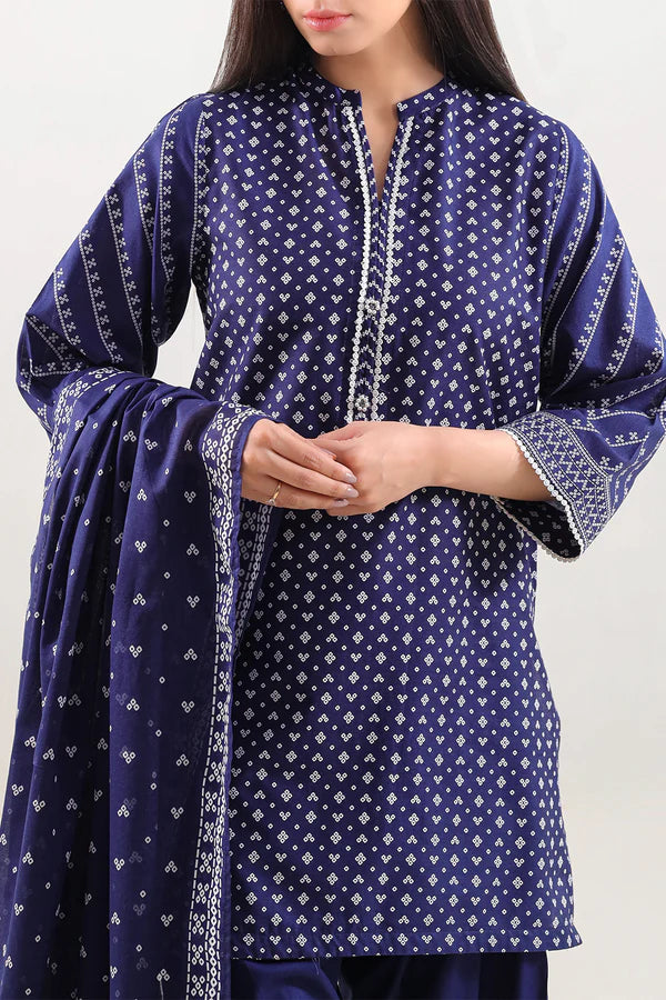 Printed Lawn Stitched 3 Piece