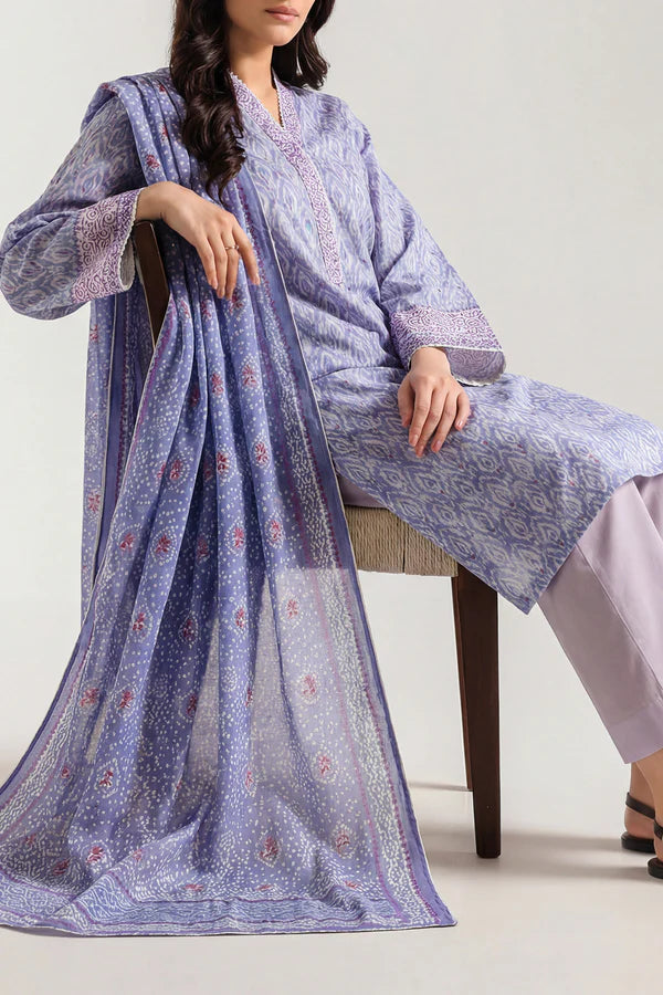 Printed Lawn Stitched 3 Piece