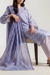Printed Lawn Stitched 3 Piece