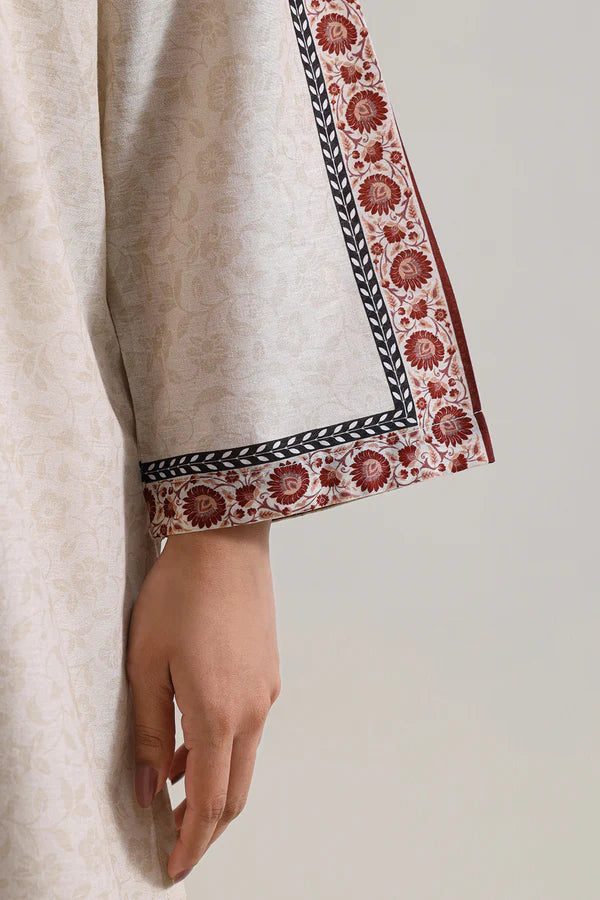 Printed Cambric Stitched Shirt