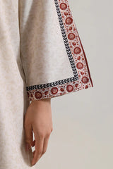Printed Cambric Stitched Shirt