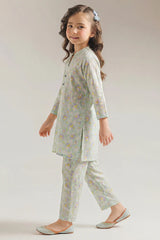 Printed Lawn Stitched 2 Piece (Shirt/Trouser) For Kids