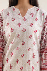 Printed Khaddar Stitched Shirt