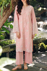 Solid Embroidered Lawn Stitched 2 Piece (Shirt/Trouser)