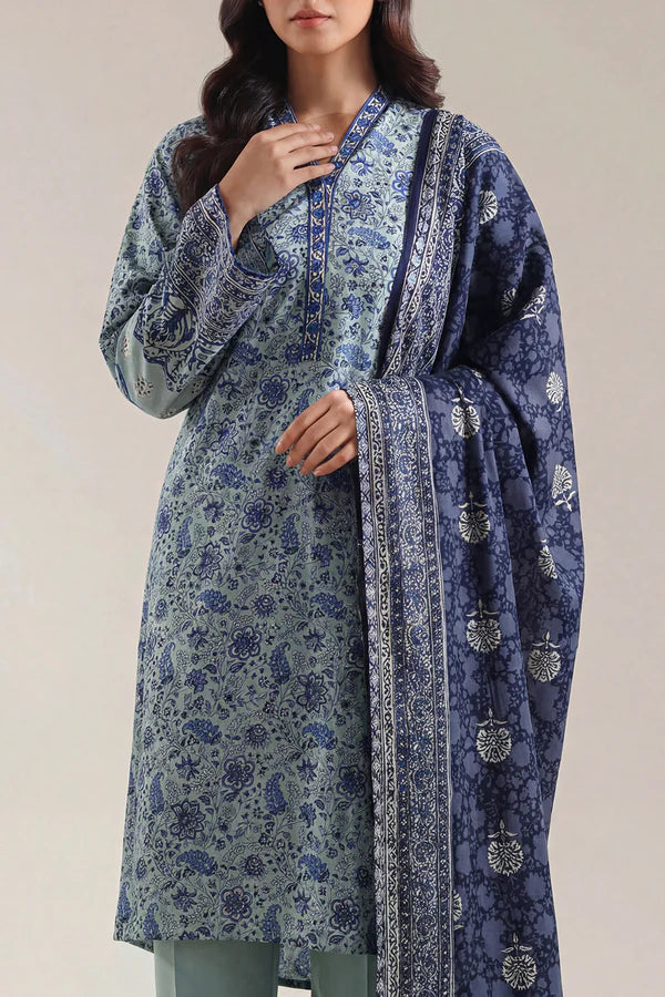 Printed Linen Stitched 2 Piece (Shirt/Trouser)