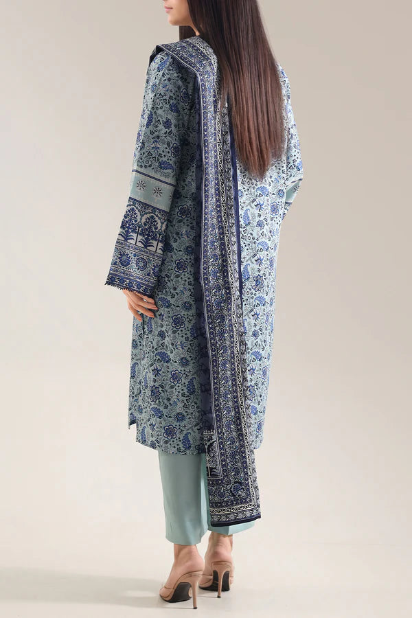 Printed Linen Stitched 2 Piece (Shirt/Trouser)