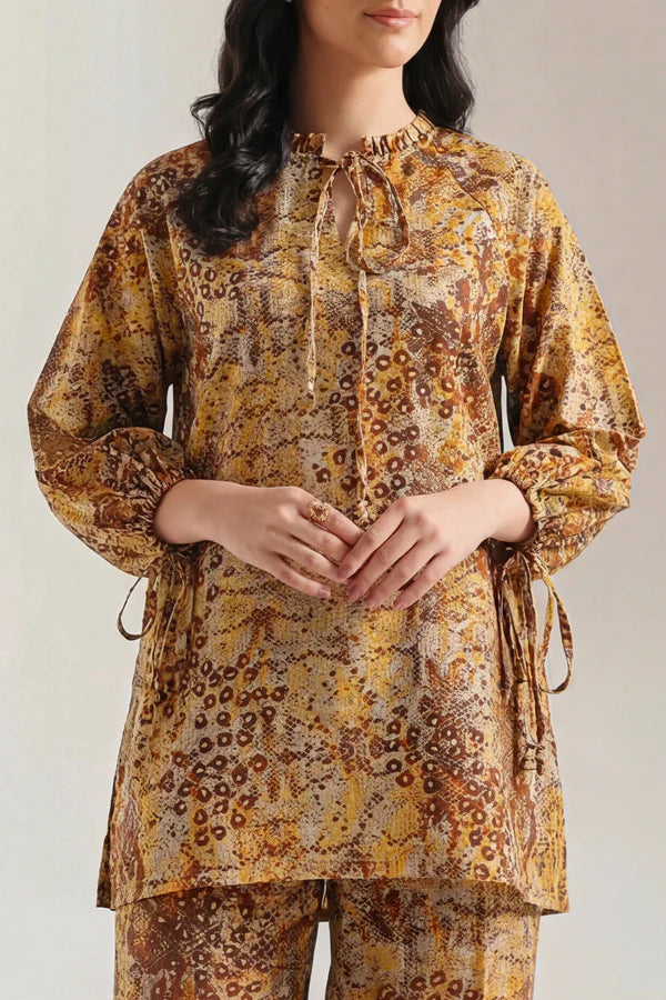Solid Embroidered Cambric Stitched 2 Piece (Shirt/Trouser)