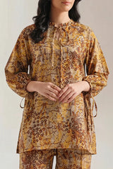 Printed Khaddar Stitched 2 Piece (Shirt/Trouser)