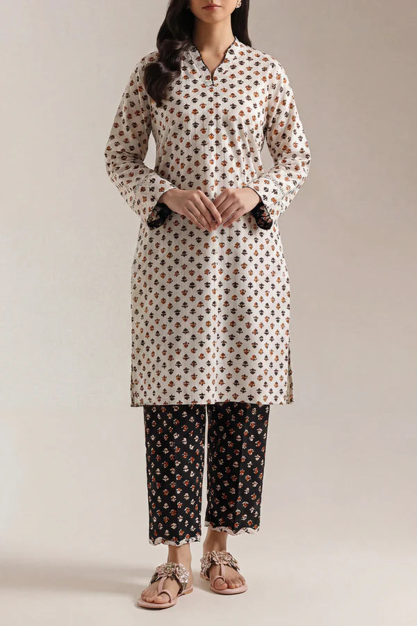 Printed Lawn Stitched 2 Piece (Shirt/Trouser)
