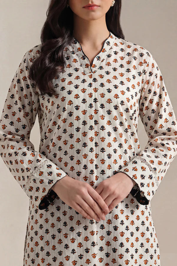 Printed Lawn Stitched 2 Piece (Shirt/Trouser)