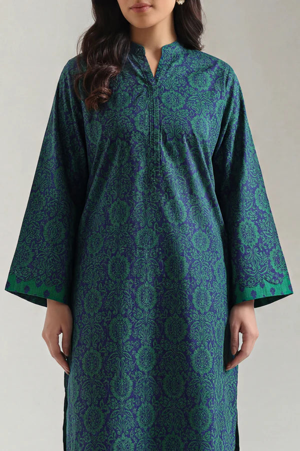 Printed Lawn Stitched 2 Piece (Shirt/Trouser)