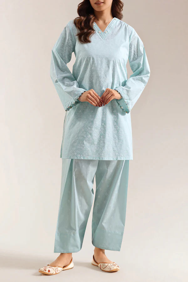 Printed Lawn Stitched 2 Piece (Shirt/Trouser)