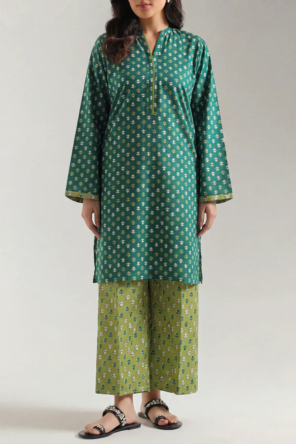 Printed Lawn Stitched 2 Piece (Shirt/Trouser)