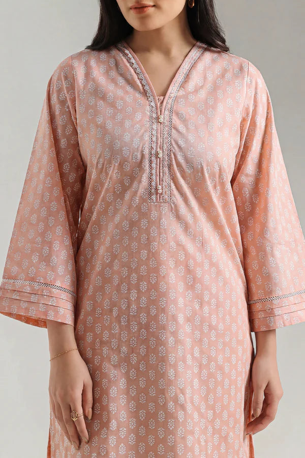 Printed Lawn Stitched 2 Piece (Shirt/Trouser)