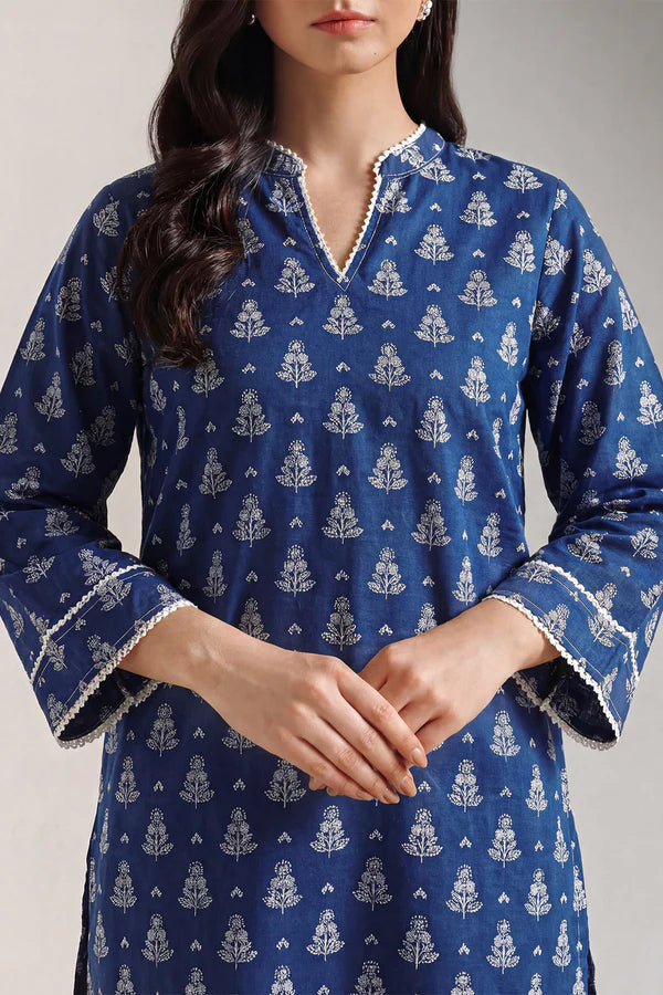 Printed Lawn Stitched 2 Piece (Shirt/Trouser)