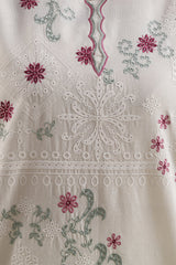 Solid Embroidered Lawn Stitched 3 Piece