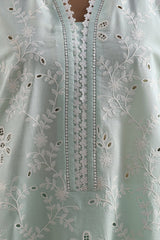Solid Embroidered Lawn Stitched 3 Piece