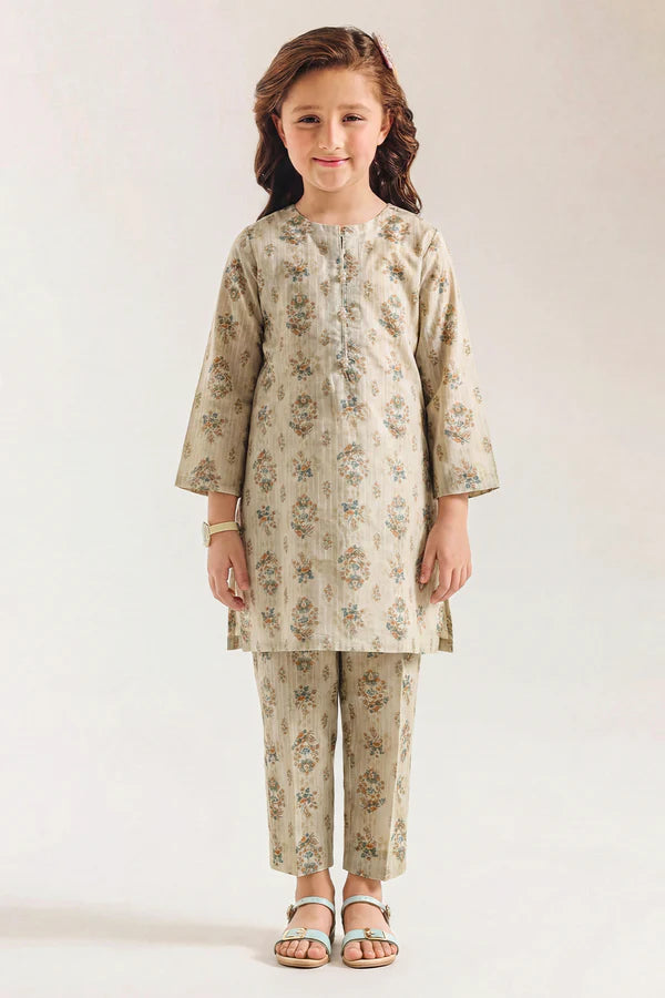 Printed Lawn Stitched 2 Piece (Shirt/Trouser) For Kids