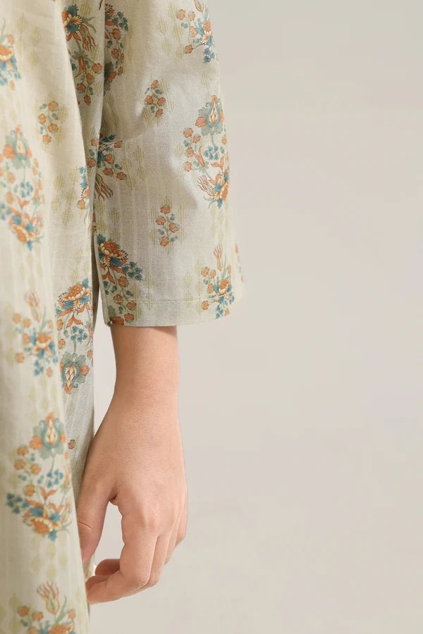 Printed Lawn Stitched 2 Piece (Shirt/Trouser) For Kids