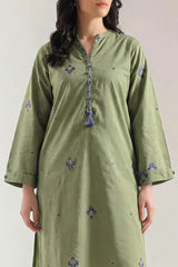 Cotton Jacquard Stitched 2 Piece (Shirt/Trouser)