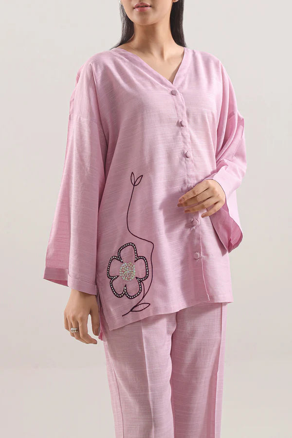Solid Soft Touch Cotton Stitched 2 Piece (Shirt/Trouser)