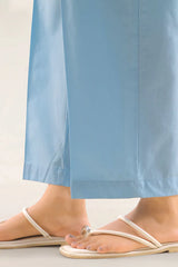 Solid Embroidered Poplin Stitched 2 piece (Shirt/Trouser)