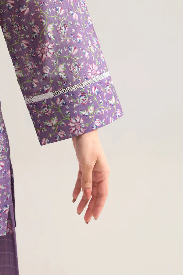 Printed Lawn Stitched 2 Piece (Shirt/Trouser)