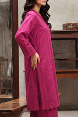 Solid Embroidered Cambric Stitched 2 Piece (Shirt/Trouser)