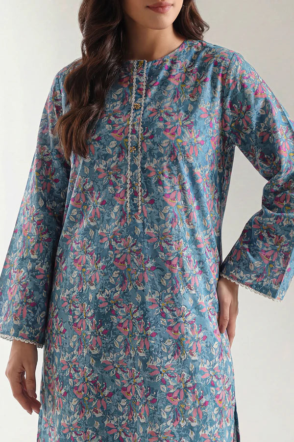 Printed Lawn Stitched 2 Piece (Shirt/Trouser)