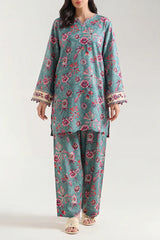 Printed Corduroy Stitched 2 Piece (Shirt/Trouser)