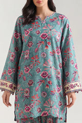 Printed Corduroy Stitched 2 Piece (Shirt/Trouser)