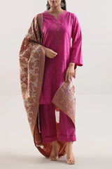 Cotton Jacquard Stitched 3 Piece