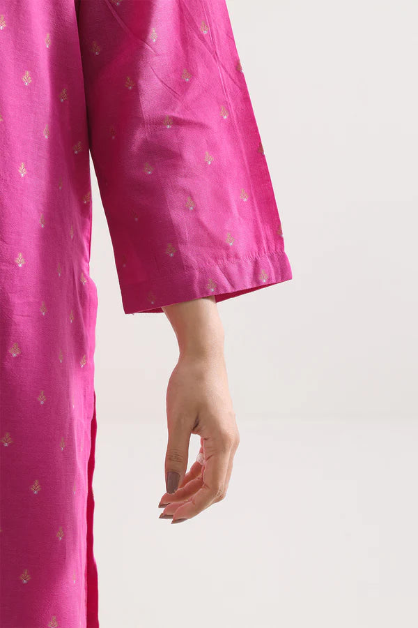 Cotton Jacquard Stitched 3 Piece