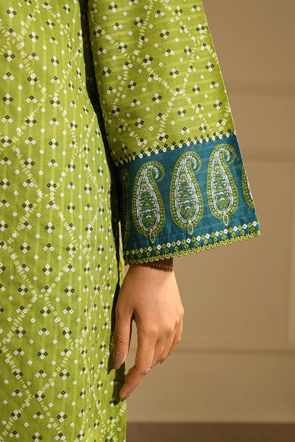 Printed Lawn Stitched 2 Piece (Shirt/Dupatta)
