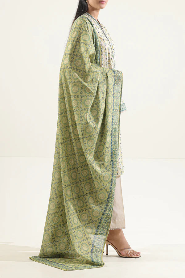 Printed Lawn Stitched 2 Piece (Shirt/Trouser)