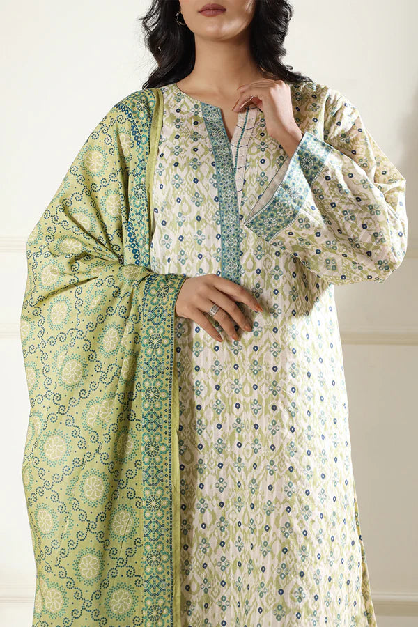 Printed Lawn Stitched 2 Piece (Shirt/Dupatta)