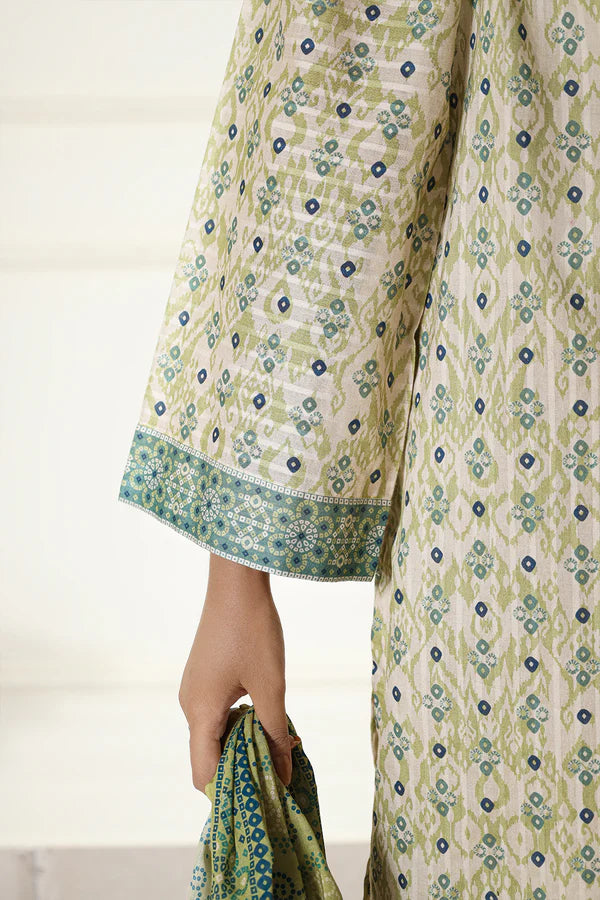 Printed Lawn Stitched 2 Piece (Shirt/Dupatta)