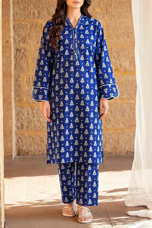 Printed Lawn Stitched 2 Piece (Shirt/Trouser)