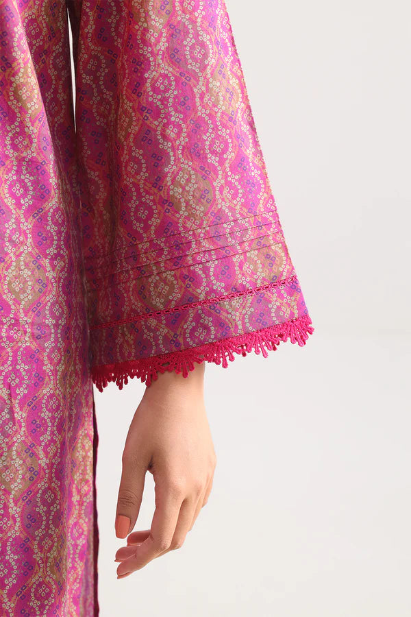 Unstitched Printed Lawn 3 Piece