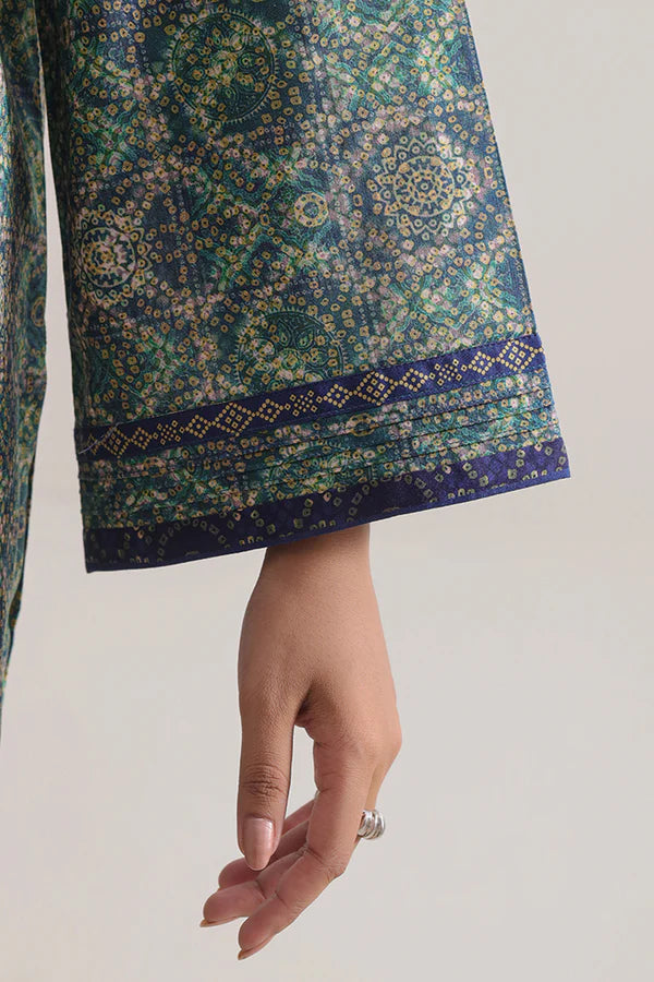 Unstitched Printed Lawn 3 Piece