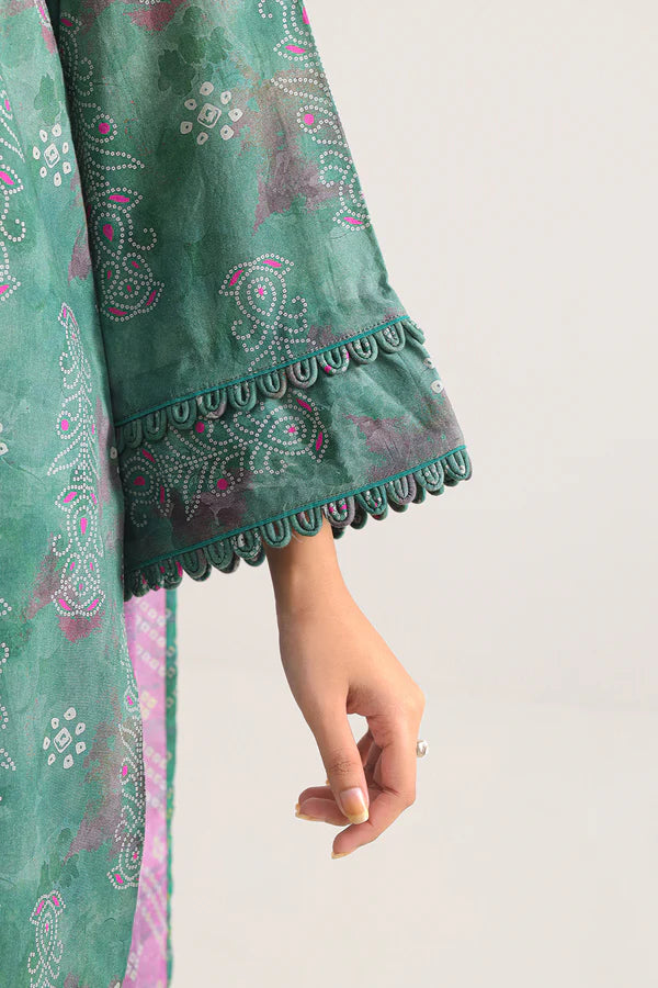 Unstitched Printed Lawn 3 Piece