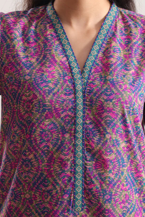 Unstitched Printed Lawn 3 Piece