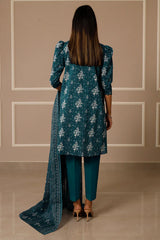 Unstitched Printed Lawn 3 Piece