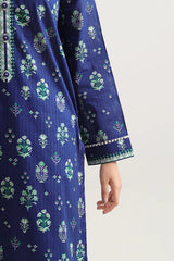 Unstitched Printed Self Strip Lawn 3 Piece