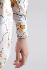 Unstitched Printed Lawn 3 Piece