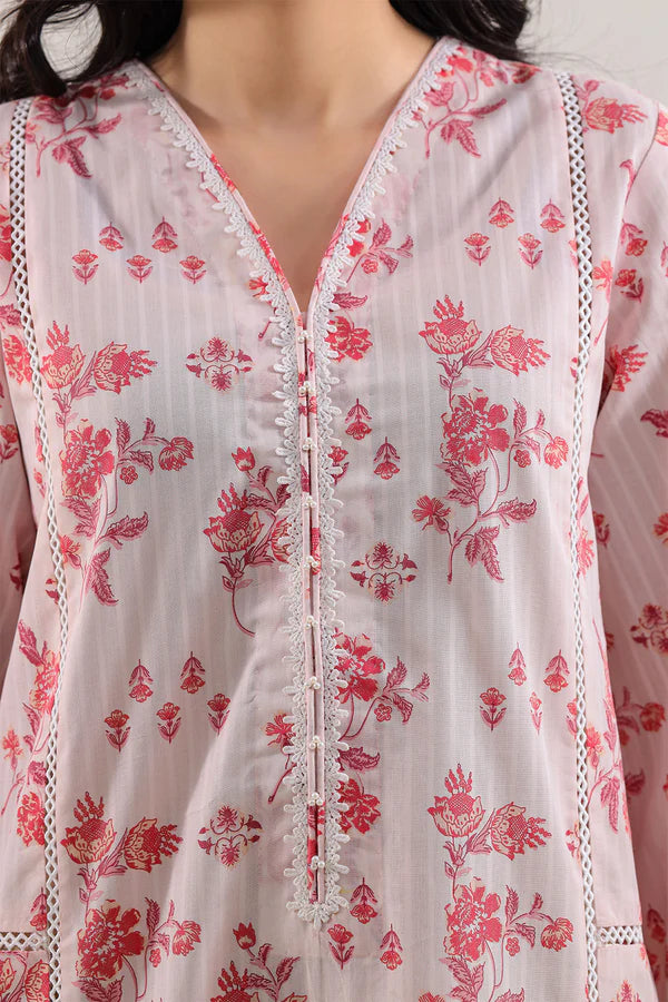 Unstitched Printed Lawn 3 Piece