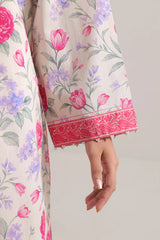 Unstitched Printed Lawn 3 Piece