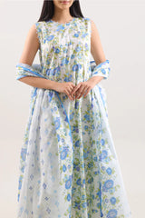 Unstitched Printed Lawn 3 Piece