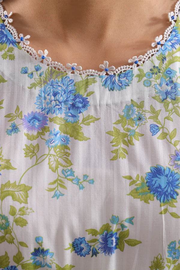 Unstitched Printed Lawn 3 Piece