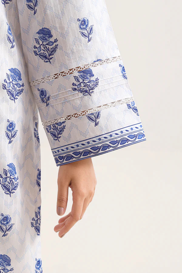Unstitched Printed Lawn 3 Piece
